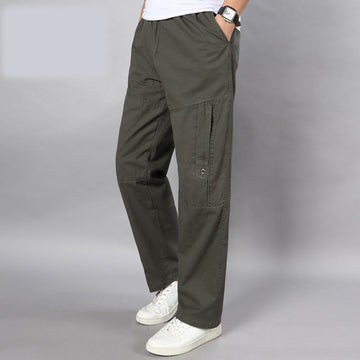 SIDE ZIPPER MULTI-POCKETS   CARGO PANTS